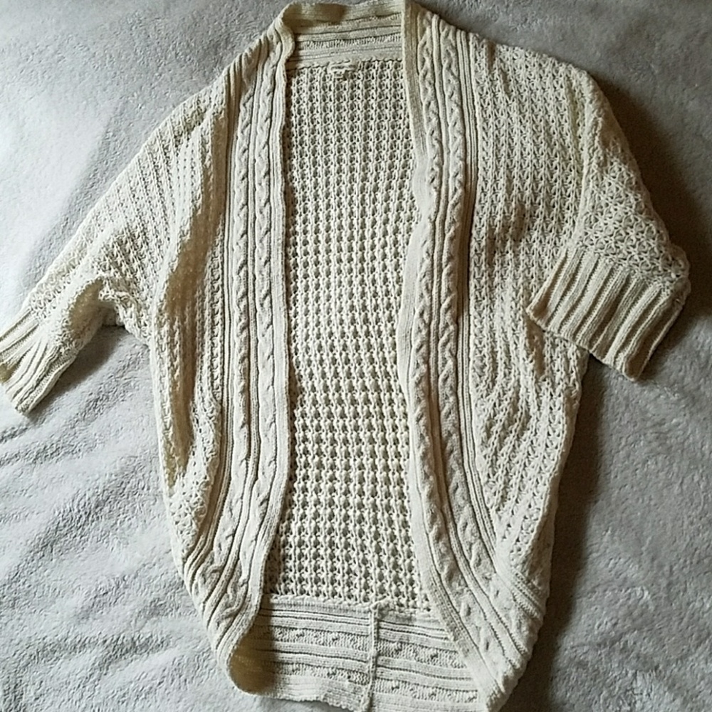 Cream Maurices Knit Cardigan